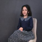 پیراهن دو تیکه دخترانه سورمه ای