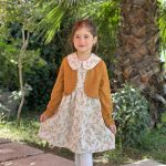 کت سارافون خردلی دخترانه