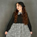 پیراهن دخترانه طرح ترمه | آستین کوتاه